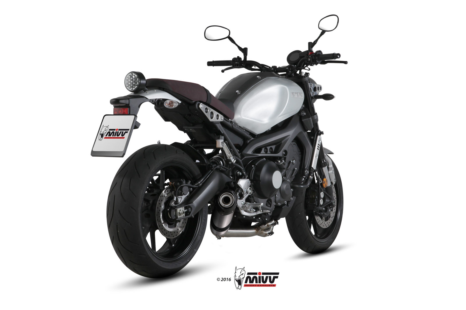 Scarico YAMAHA XSR 900 Mivv Oval Titanio con Coppa Carbonio Y.054.L4C