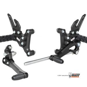 00.A.RS.0001.B - Rear sets Ducati 1198/1098/848 black colour