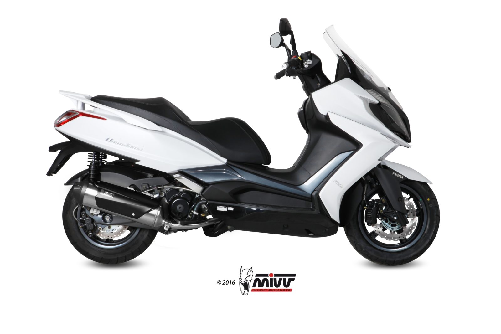 Pot d&rsquo;&eacute;chappement KYMCO DOWNTOWN 350 Mivv Urban Inox C.KY.0018.K 