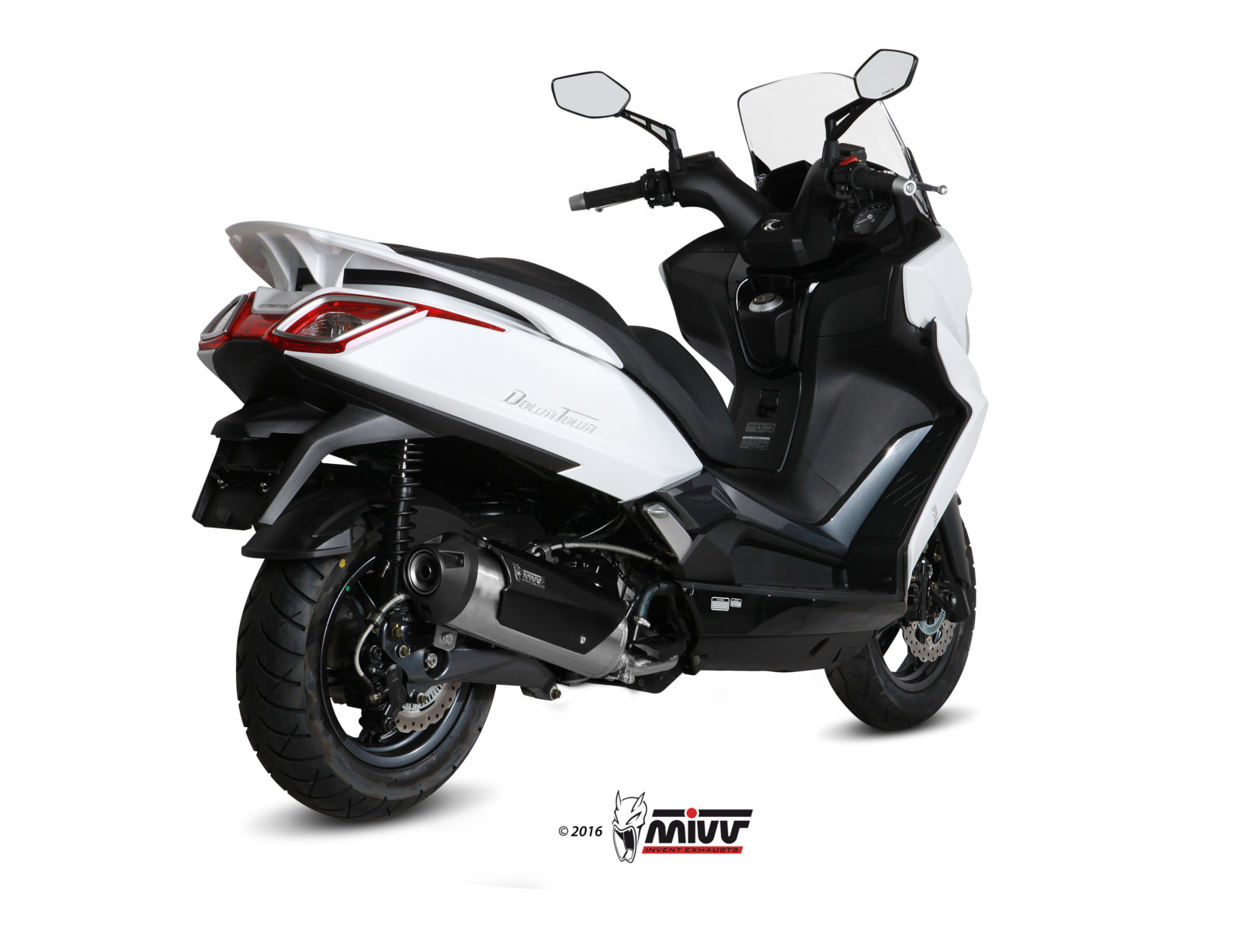 Pot d&rsquo;&eacute;chappement KYMCO DOWNTOWN 350 Mivv Urban Inox C.KY.0018.K 