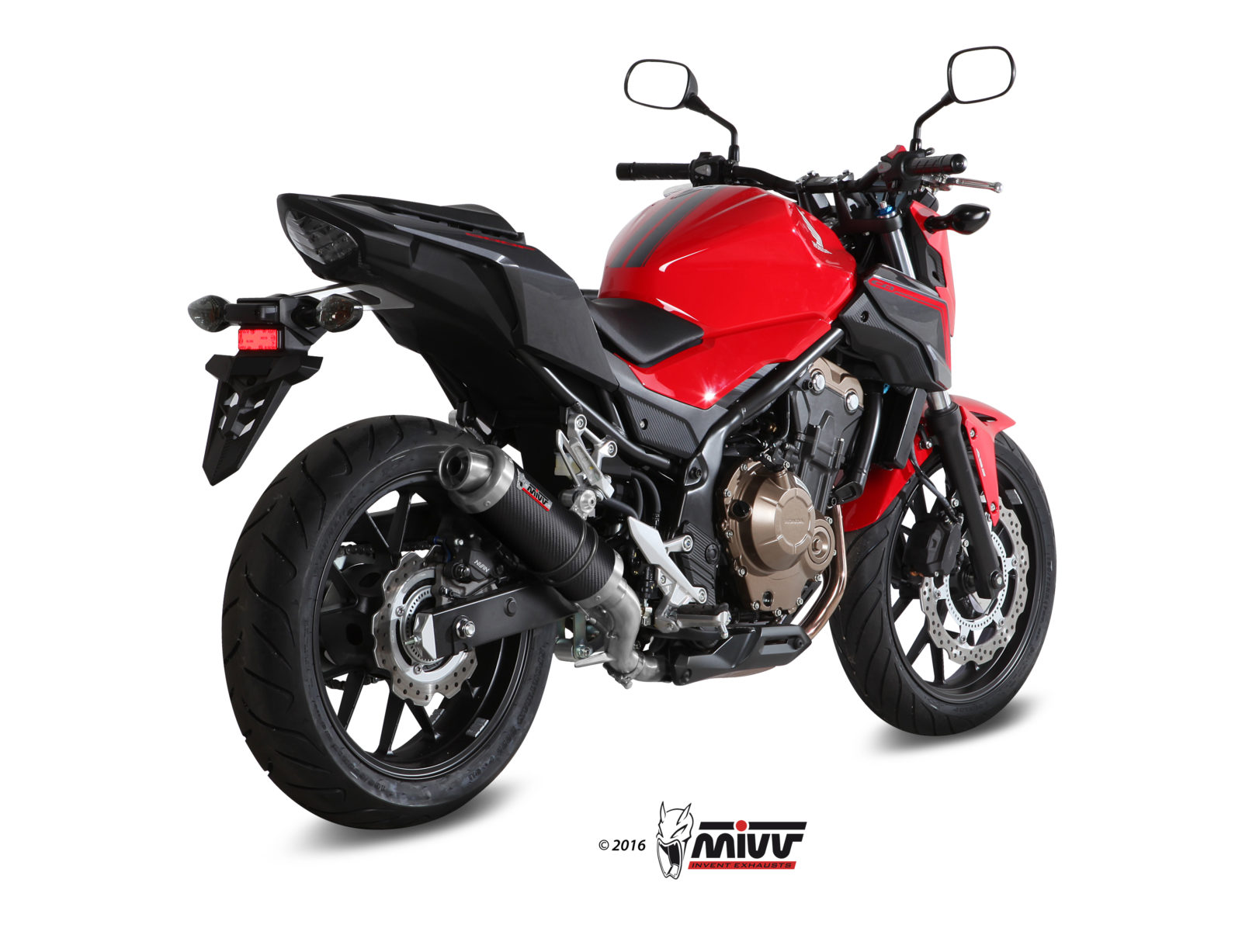 Scarico HONDA CB 500 F Mivv Gp Carbonio H.062.L2S
