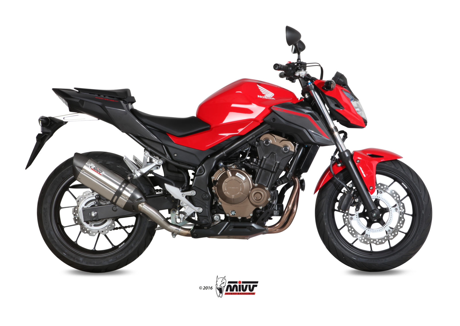 Scarico HONDA CB 500 F Mivv Suono Inox H.062.L7