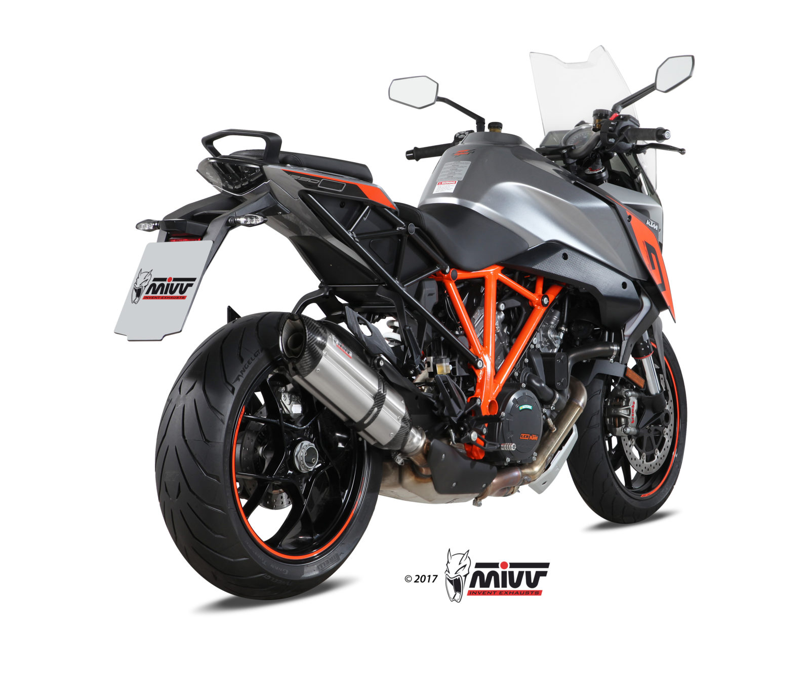 Pot d&rsquo;&eacute;chappement KTM 1290 SUPERDUKE GT Mivv Suono Inox KT.018.L7