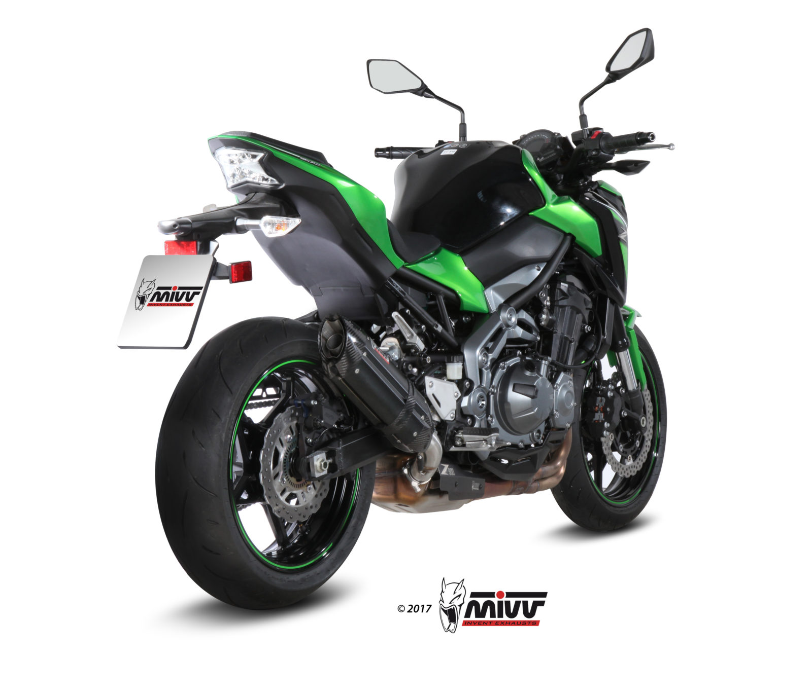 Scarico KAWASAKI Z900 A2 (35 KW / 70 KW) Mivv Suono A&ccedil;o inoxid&aacute;vel preto K.045.L9