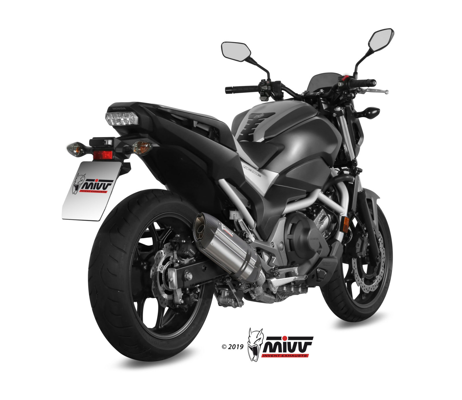 Pot d&rsquo;&eacute;chappement HONDA NC 750 S / X Mivv Suono Inox H.065.L7