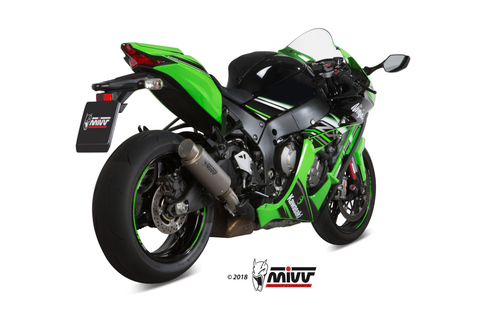 Scarico KAWASAKI ZX-10 R / RR / SE Mivv GP PRO Titanio K.042.L6P 