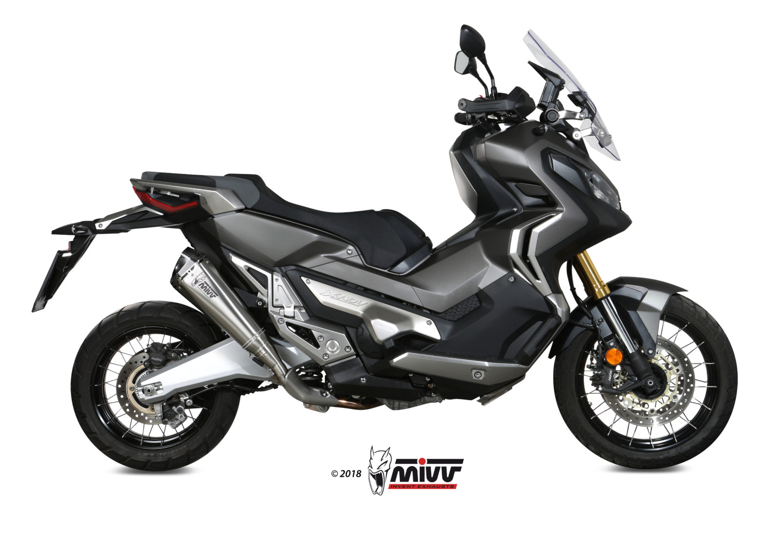 Scarico HONDA X-ADV 750 Mivv Delta Race Inox H.066.LDRX