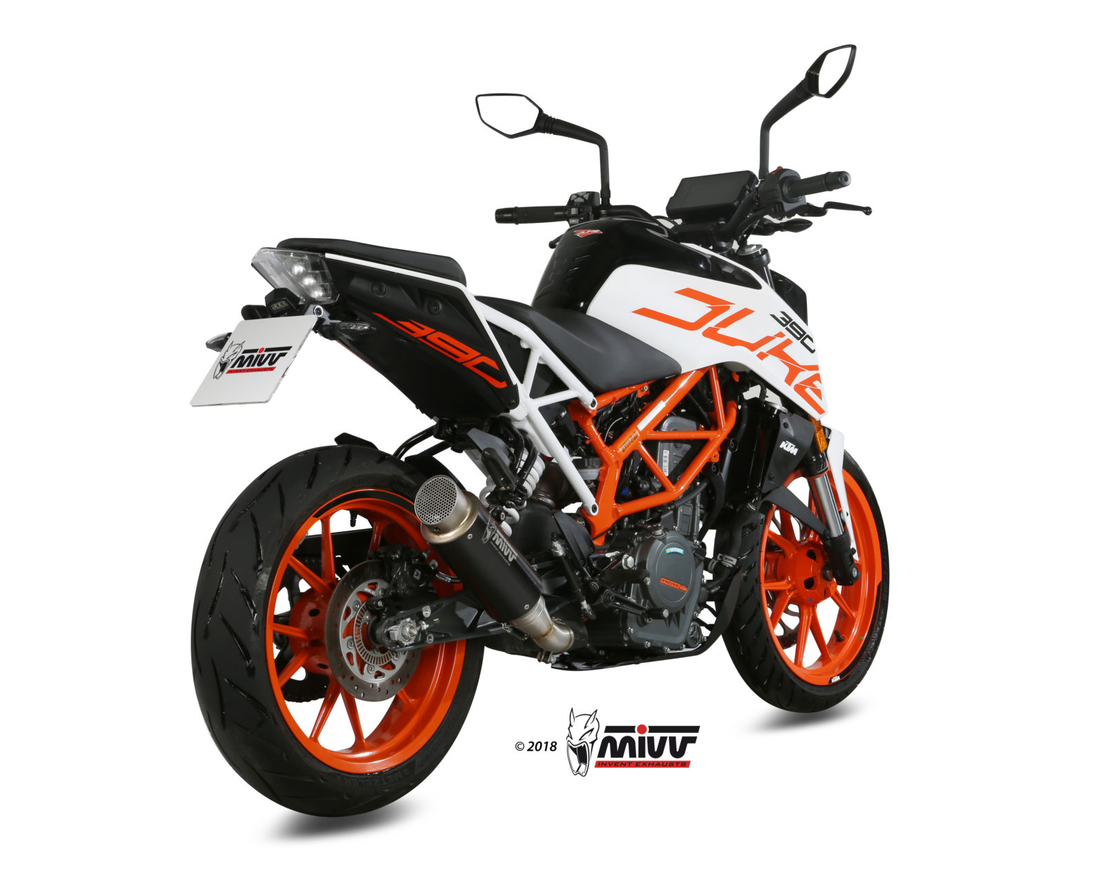 Escape KTM 390 DUKE Mivv GP PRO Inox negro KT.019.LXBP 