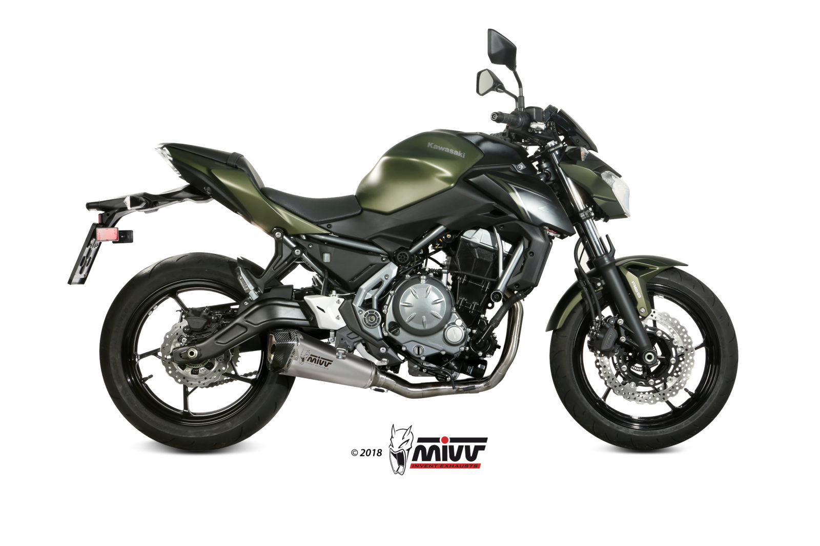 Scarico KAWASAKI Z650 Mivv Delta Race 不锈钢本色款 K.044.LDRX