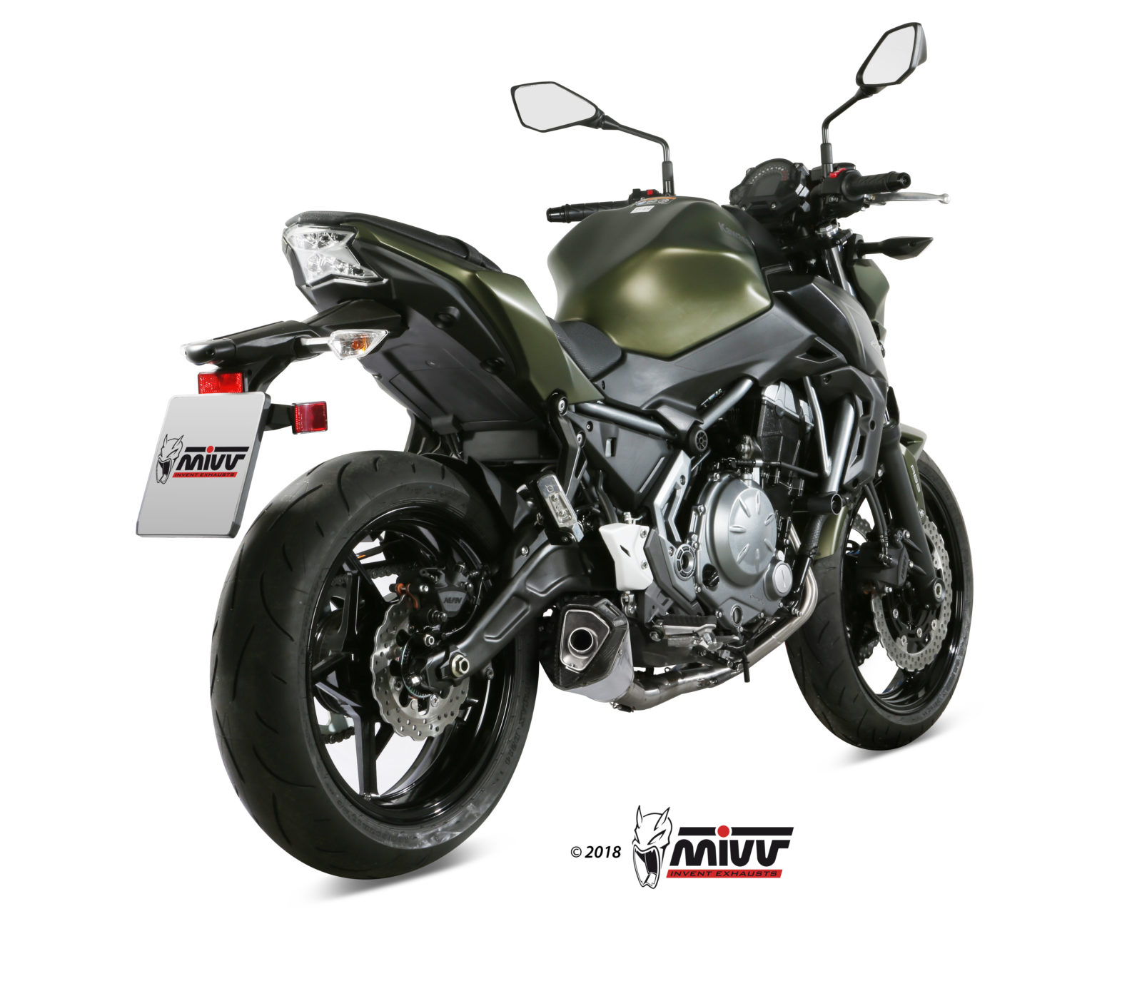 Scarico KAWASAKI Z650 Mivv Delta Race 不锈钢本色款 K.044.LDRX