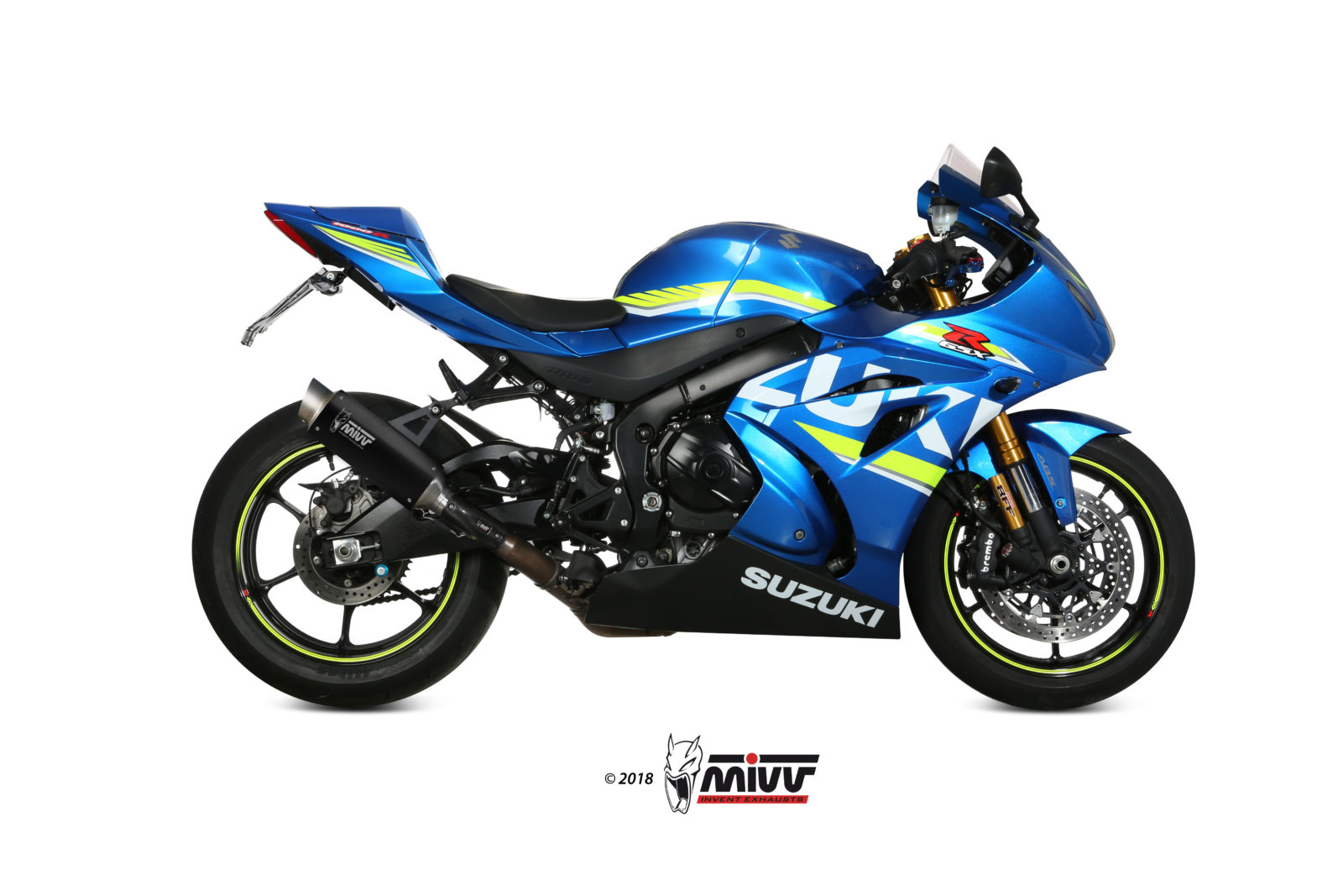 Scarico SUZUKI GSX-R 1000 Mivv GP PRO 不锈钢黑色 S.050.LXBP