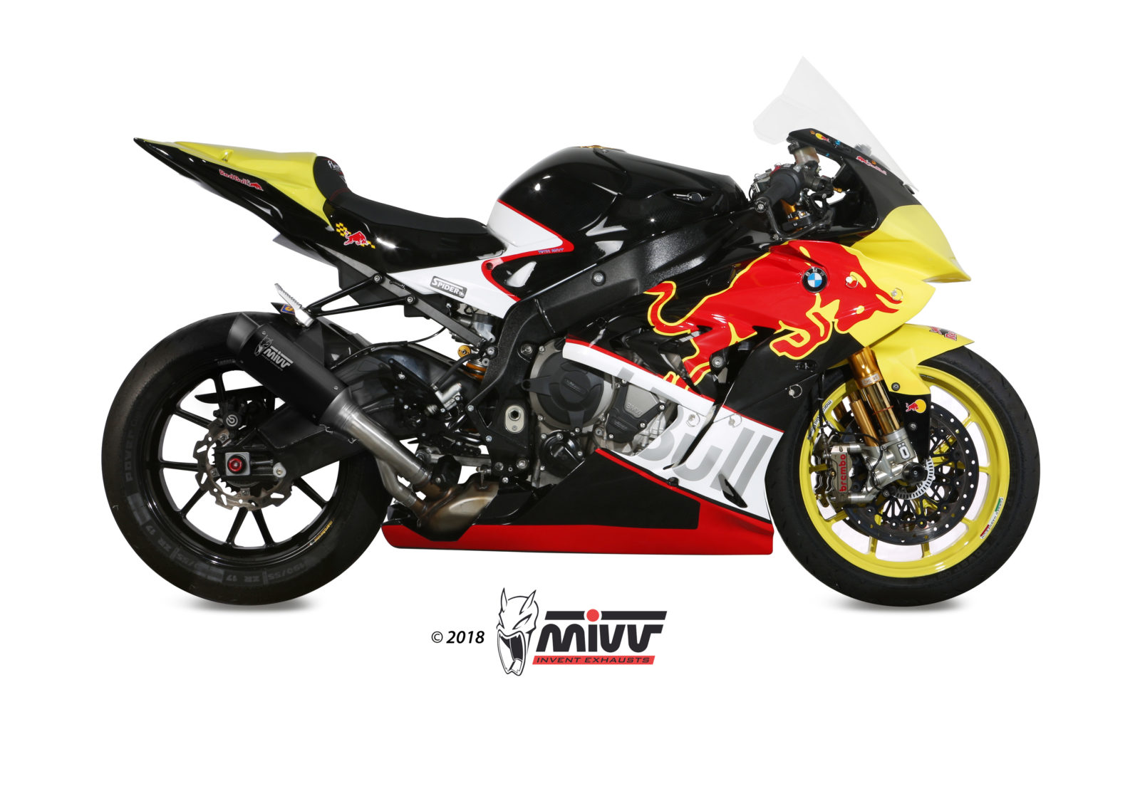 Scarico BMW S 1000 RR Mivv GP PRO Inox Nero B.031.LXBP 