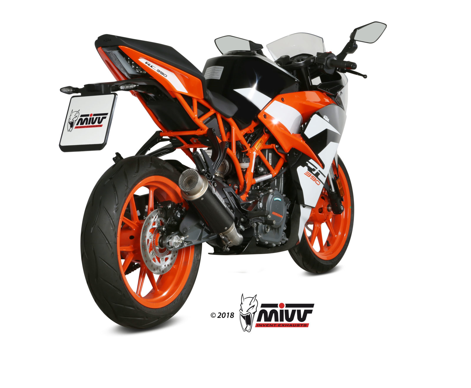 Scarico KTM RC 390 Mivv GP PRO كربون KT.019.L2P 