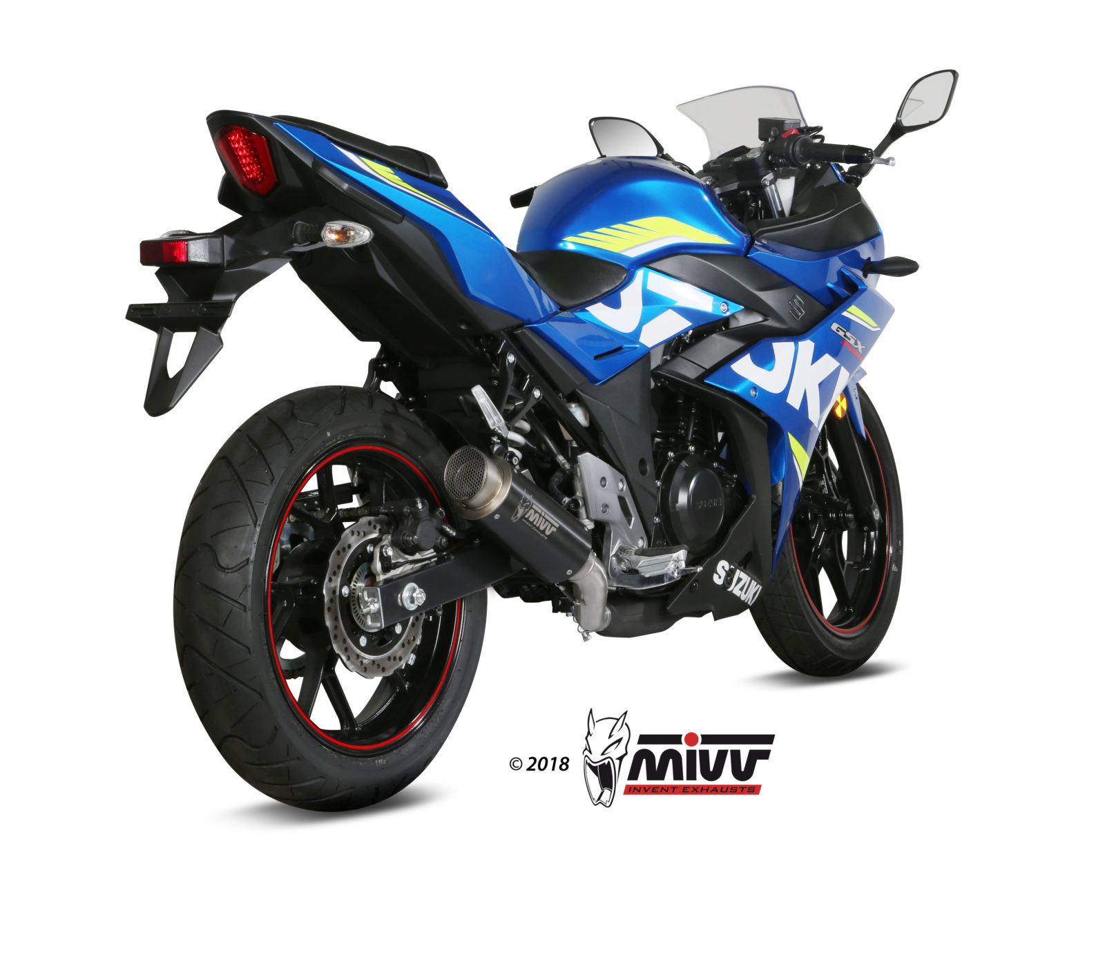 Scarico SUZUKI GSX 250 R Mivv GP PRO Inox Nero S.054.LXBP
