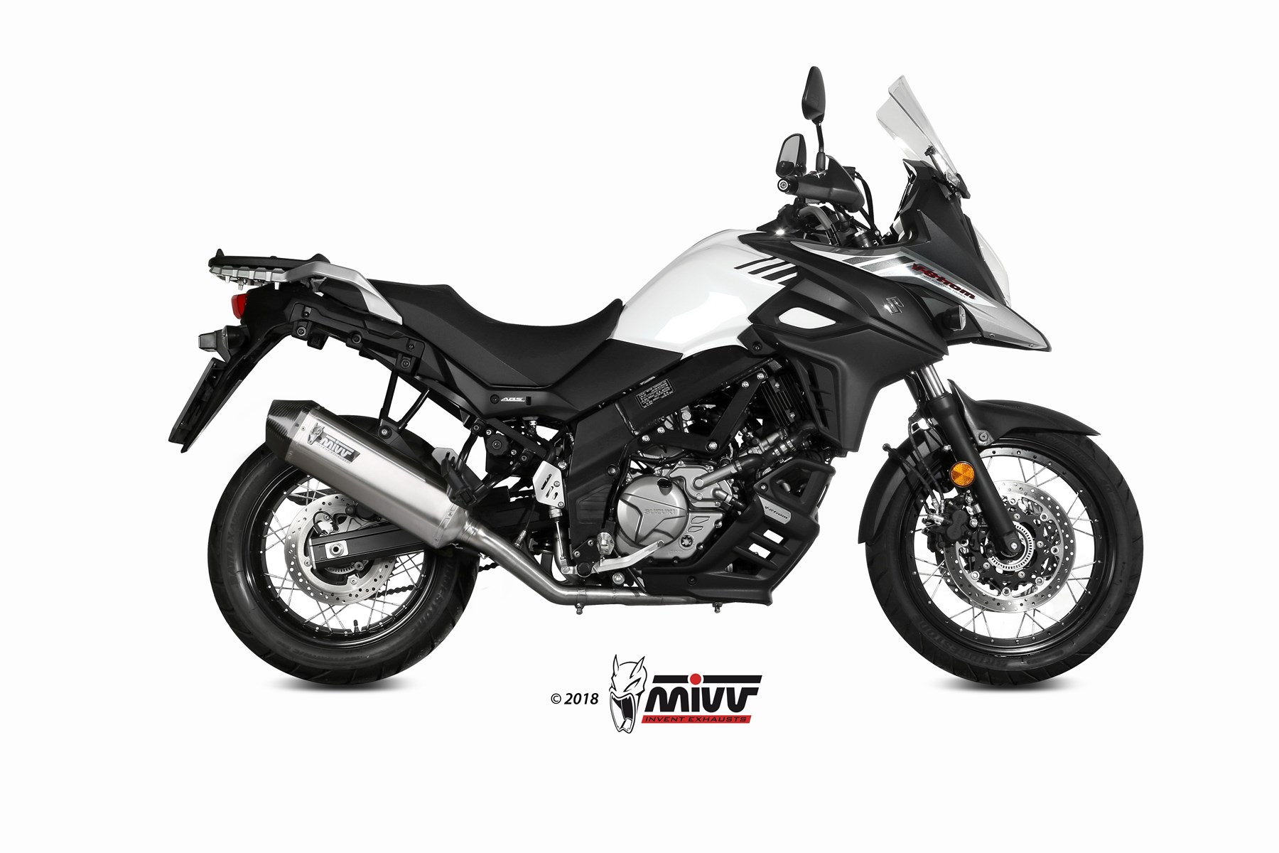 Scarico SUZUKI V-STROM 650 Mivv Speed Edge Inox S.049.LRX