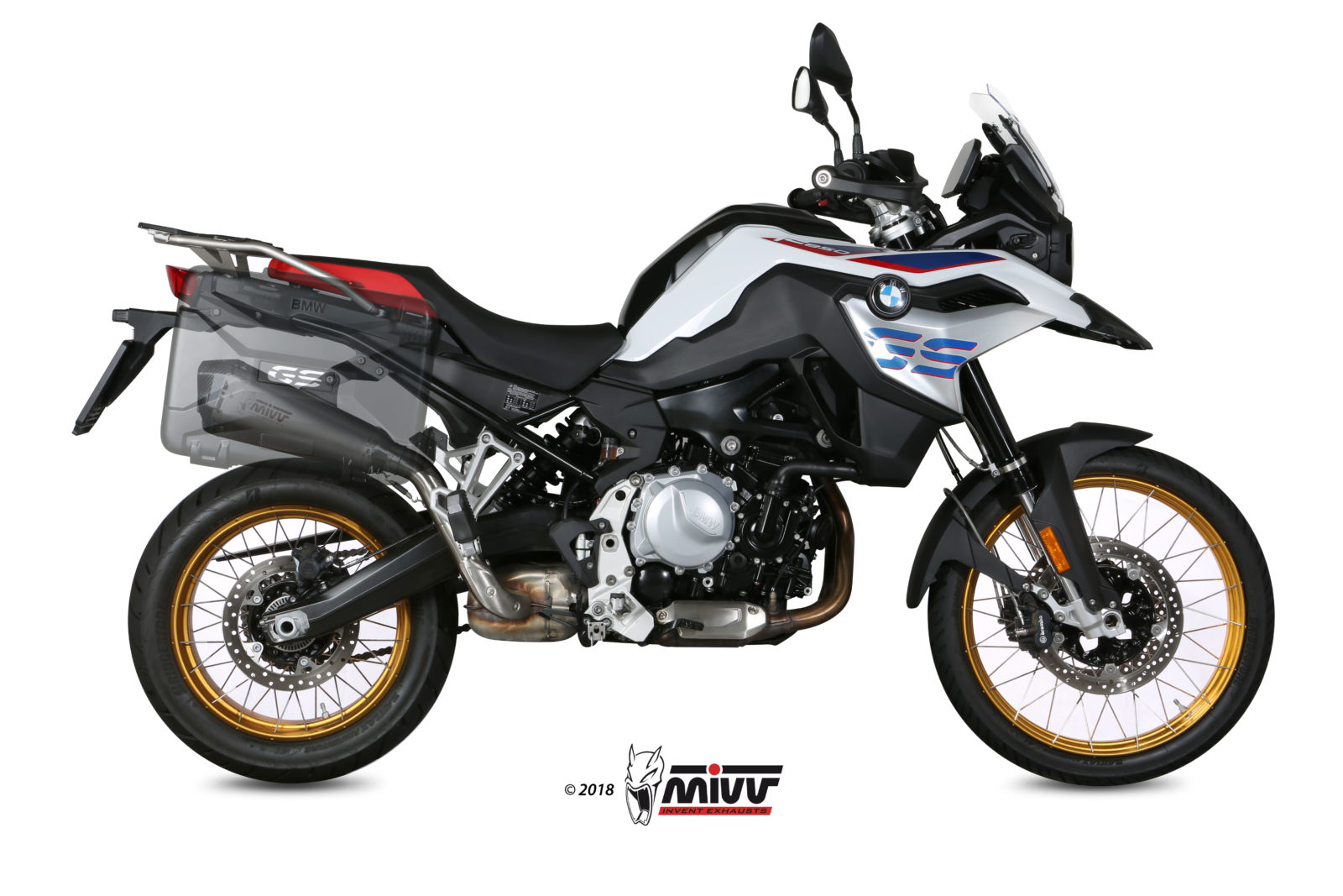 Scarico BMW F 850 GS Mivv Delta Race Inox B.033.LDRX