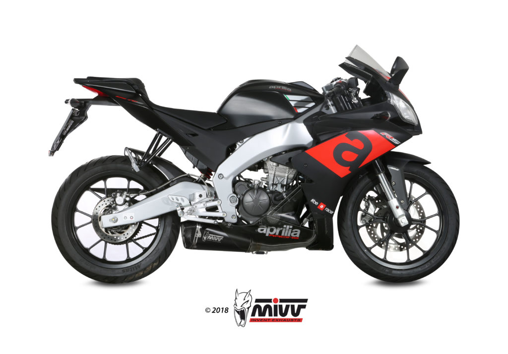 Scarico APRILIA RS 125 Mivv Delta Race 不锈钢黑色 A.011.LDRB