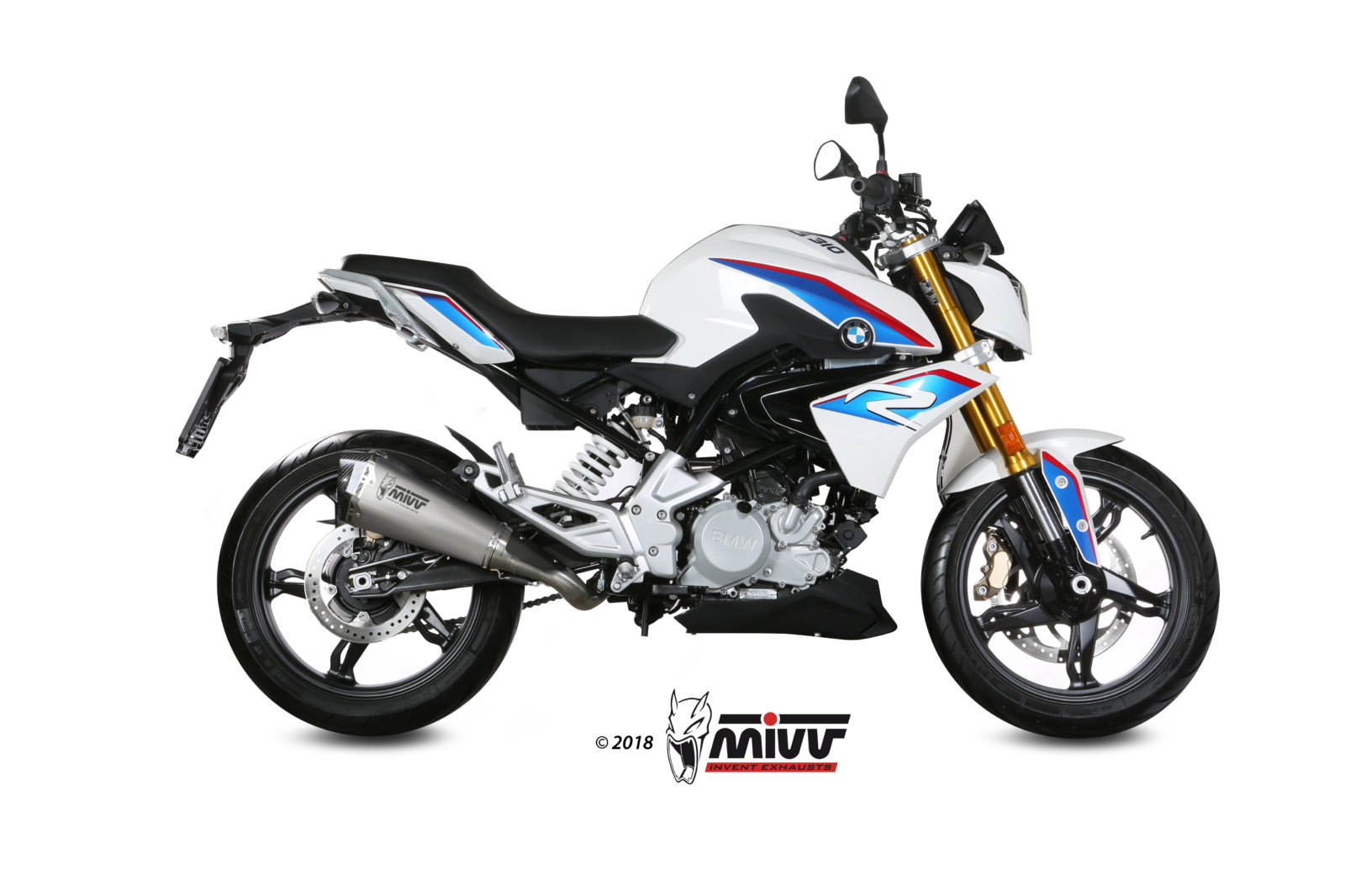 Scarico BMW G 310 R Mivv Delta Race Inox B.032.LDRX