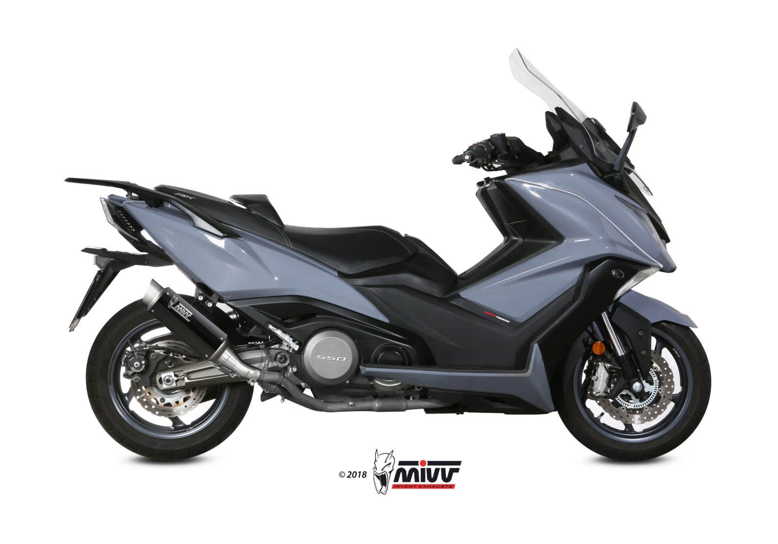 Scarico KYMCO AK 550 Mivv GP PRO Carbonio O.008.L2P