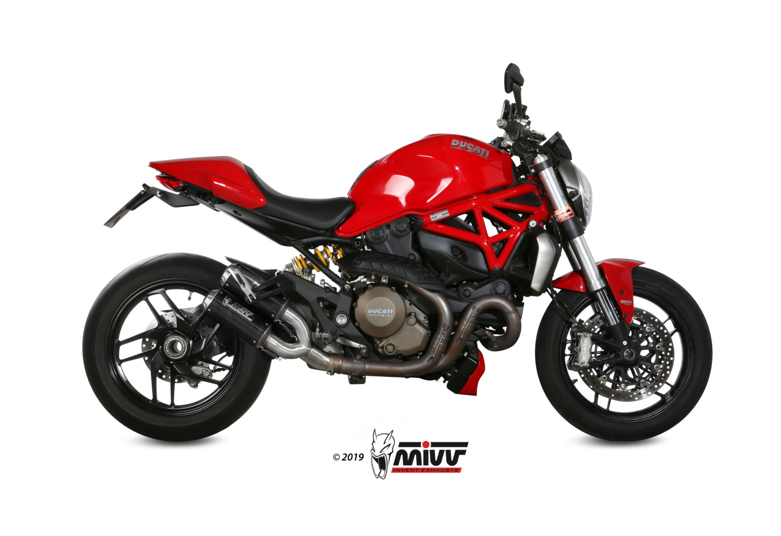 Scarico DUCATI MONSTER 1200 / S Mivv MK3 Carbonio D.040.SM3C