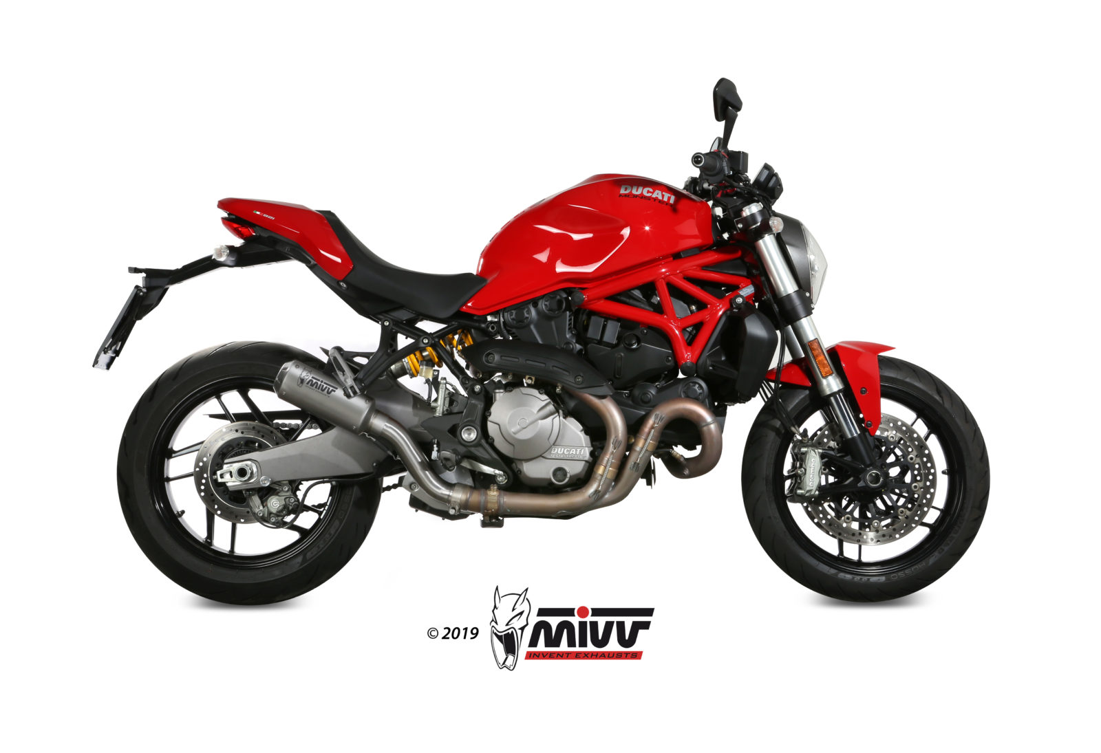 Escape DUCATI MONSTER 821 Mivv MK3 Inox D.041.SM3X