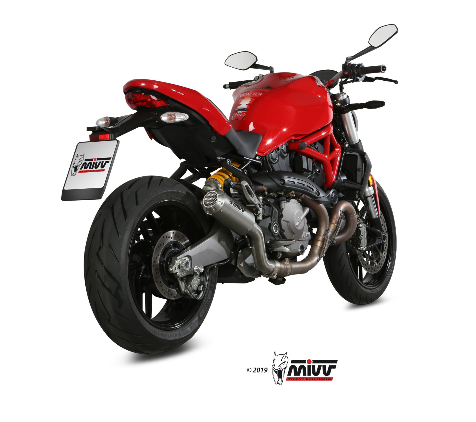 Escape DUCATI MONSTER 821 Mivv MK3 Inox D.041.SM3X