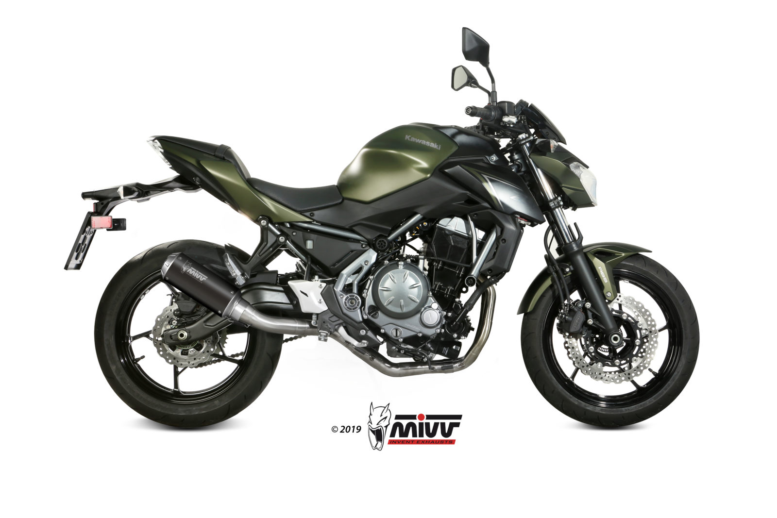 Scarico KAWASAKI Z650 Mivv MK3 Inox Nero K.044.SM3B