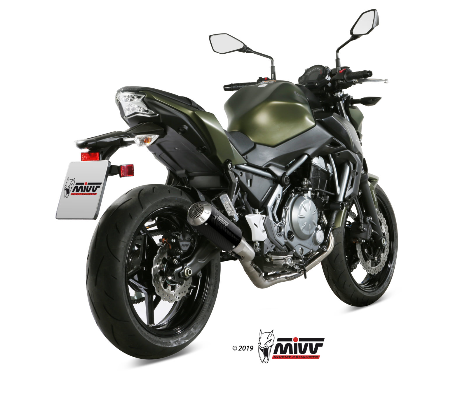 Scarico KAWASAKI Z650 Mivv MK3 Carbonio K.044.SM3C