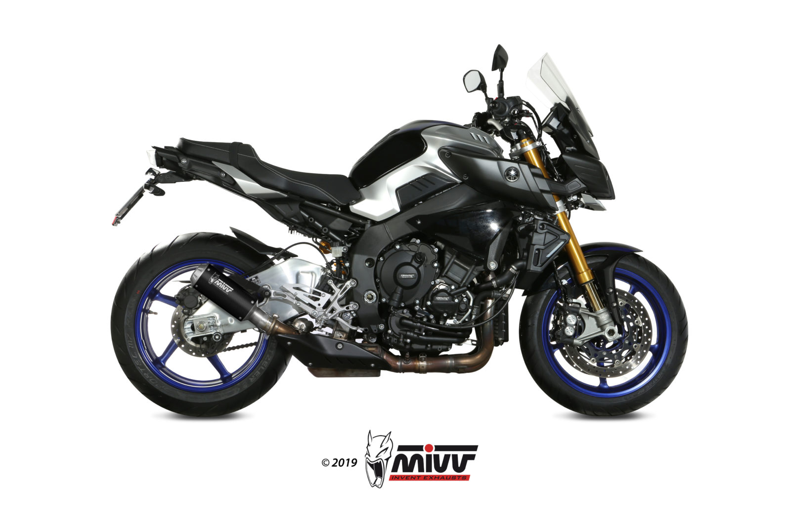 Pot d&rsquo;&eacute;chappement YAMAHA MT-10 Mivv MK3 Carbone Y.057.LM3C