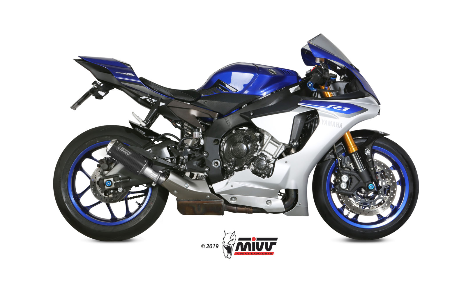 Scarico YAMAHA YZF 1000 R1 Mivv MK3 Carbonio Y.050.LM3C 