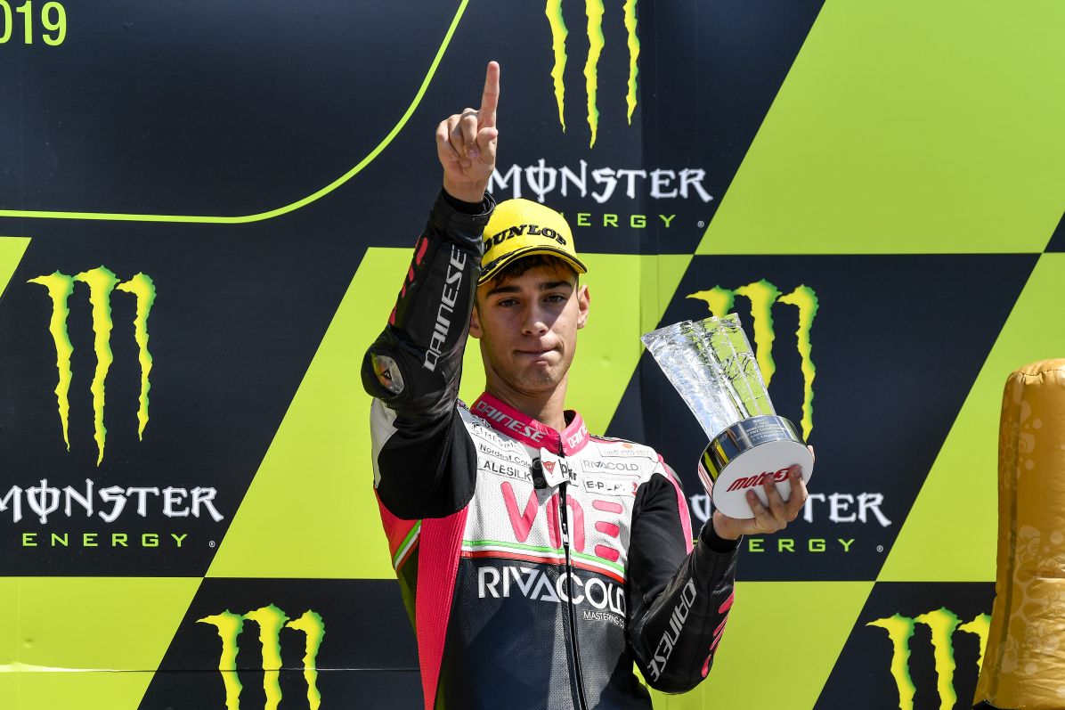 Mivv Moto3 Podio Arbolino a Brno