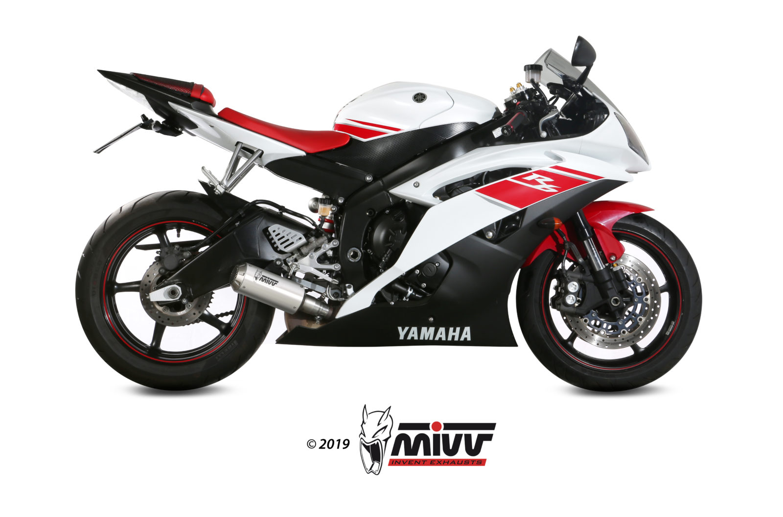 Scarico YAMAHA YZF 600 R6 Mivv MK3 不锈钢本色款 Y.021.LM3X