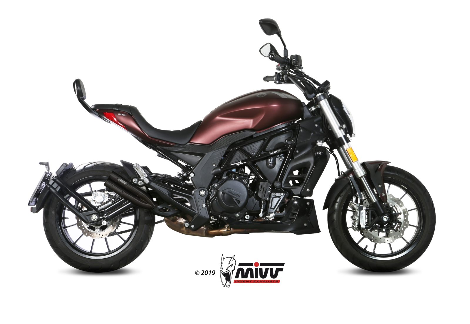 Scarico BENELLI 502C Mivv Double Gun Inox Nero E.005.LDGB