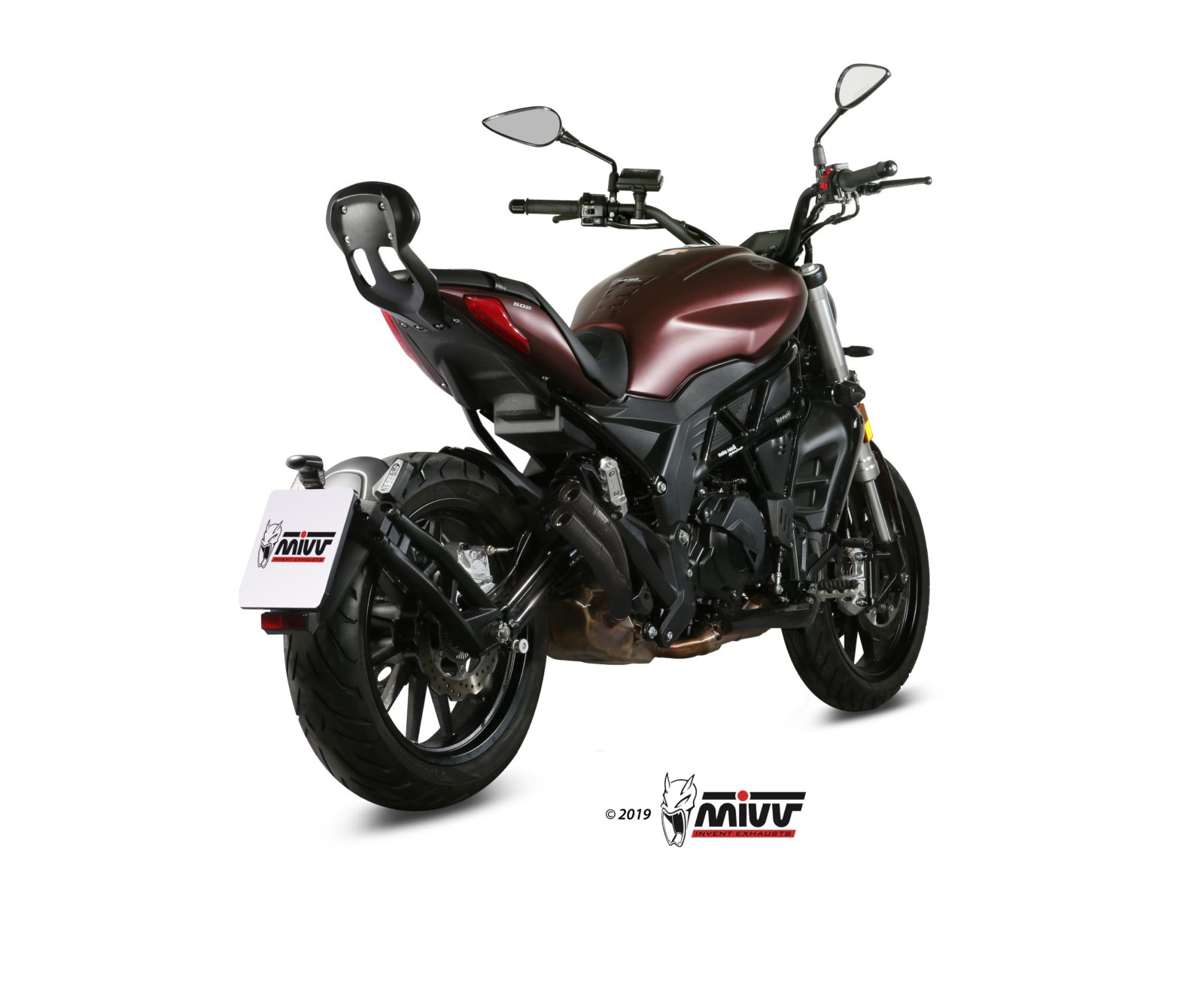 Scarico BENELLI 502C Mivv Double Gun Inox Nero E.005.LDGB