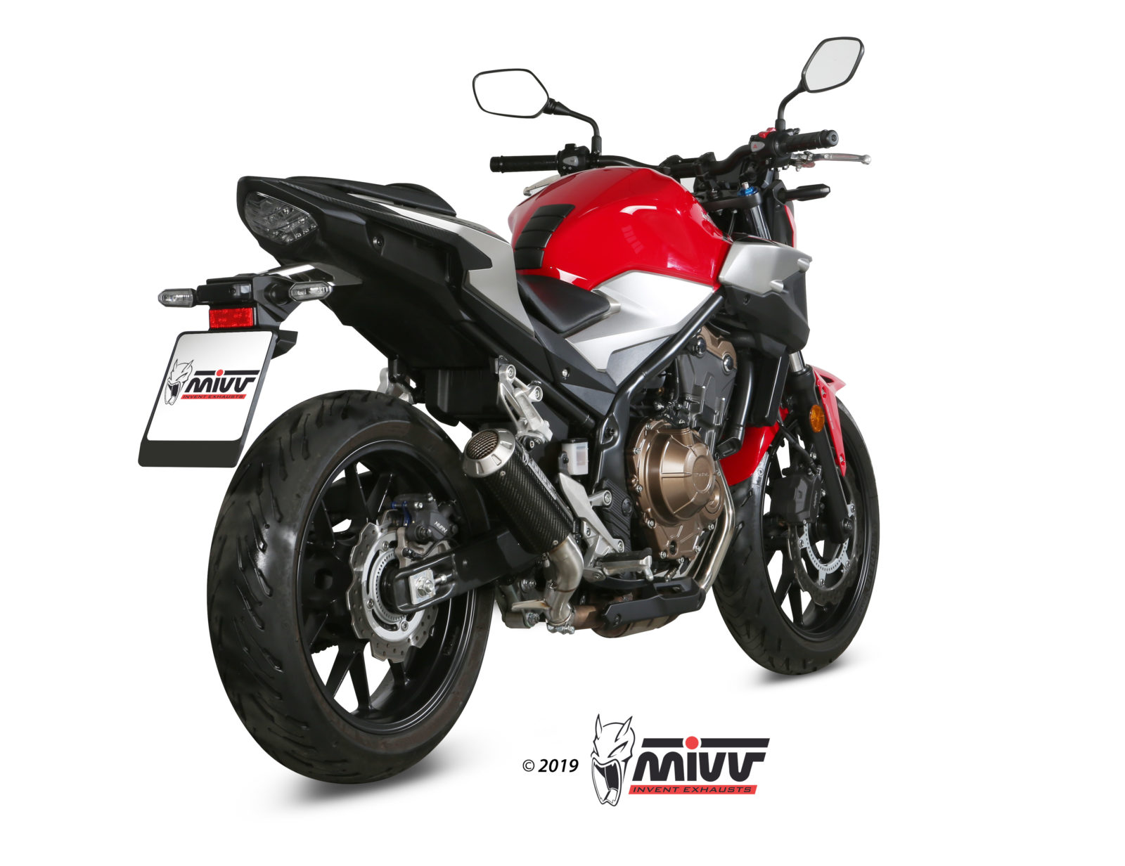 Escape HONDA CB 500 F Mivv MK3 Carbono H.075.SM3C