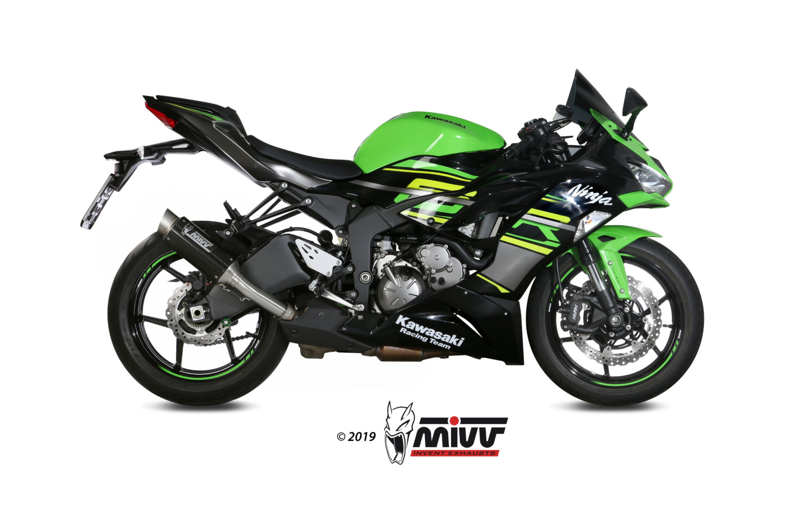 Auspuff KAWASAKI ZX-6 R 636 Mivv GP PRO Carbon K.050.L2P