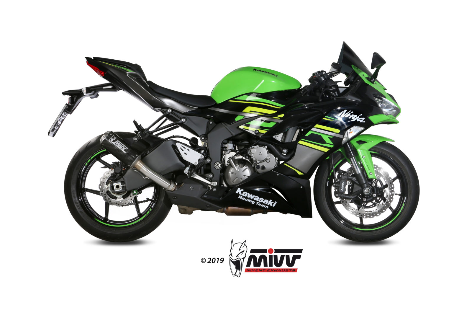 KAWASAKI ZX-6 R 636 Exhaust Mivv MK3 Carbon K.050.SM3C