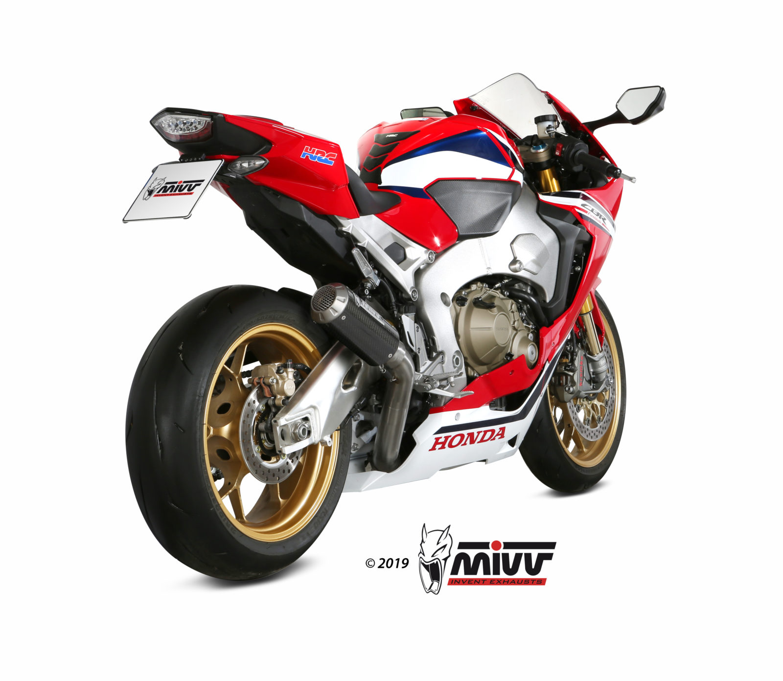 HONDA CBR 1000 RR Exhaust Mivv MK3 Carbon H.070.SM3C