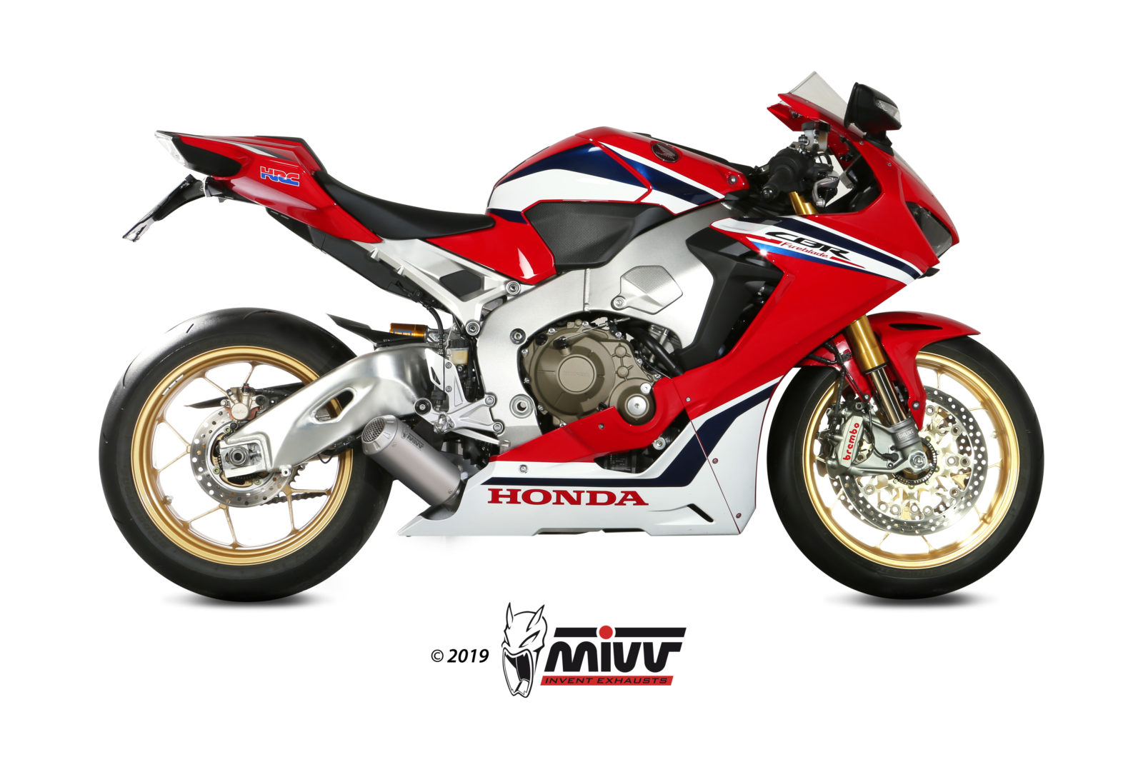 HONDA CBR 1000 RR Exhaust Mivv MK3 Stainless steel H.071.SM3X