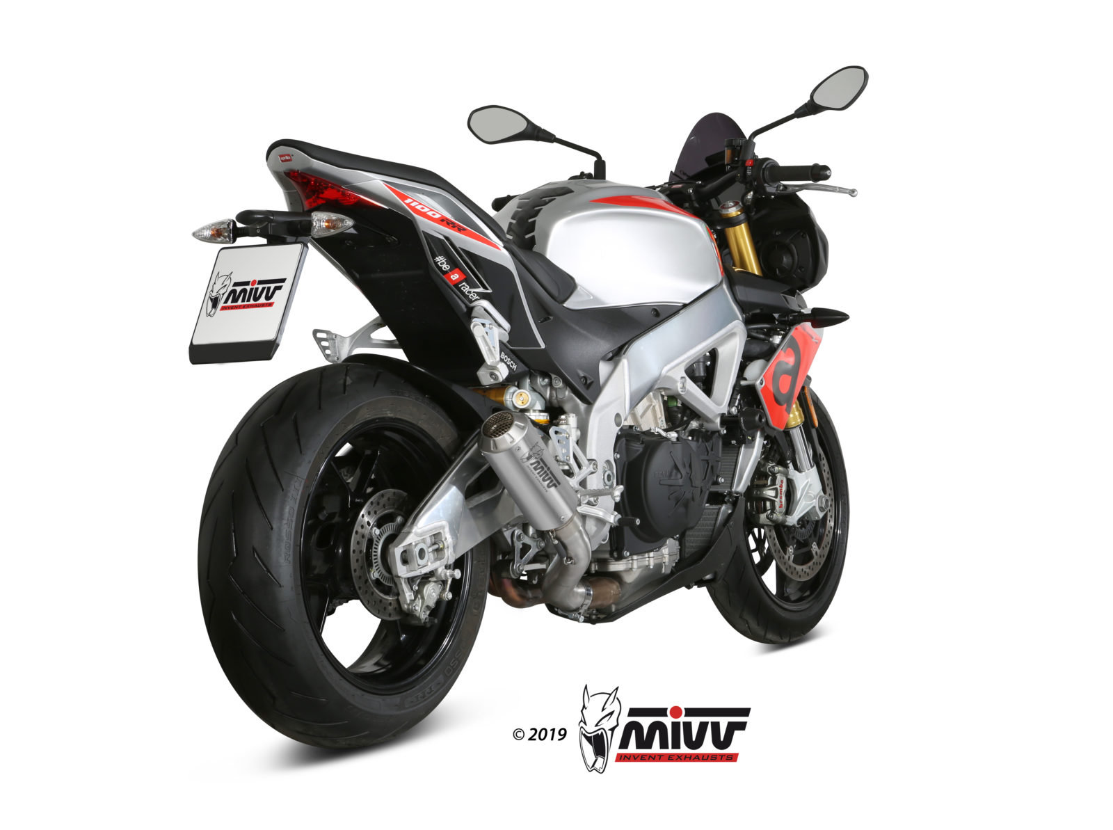 Scarico APRILIA TUONO V4 1100 Mivv MK3 Inox A.012.SM3X