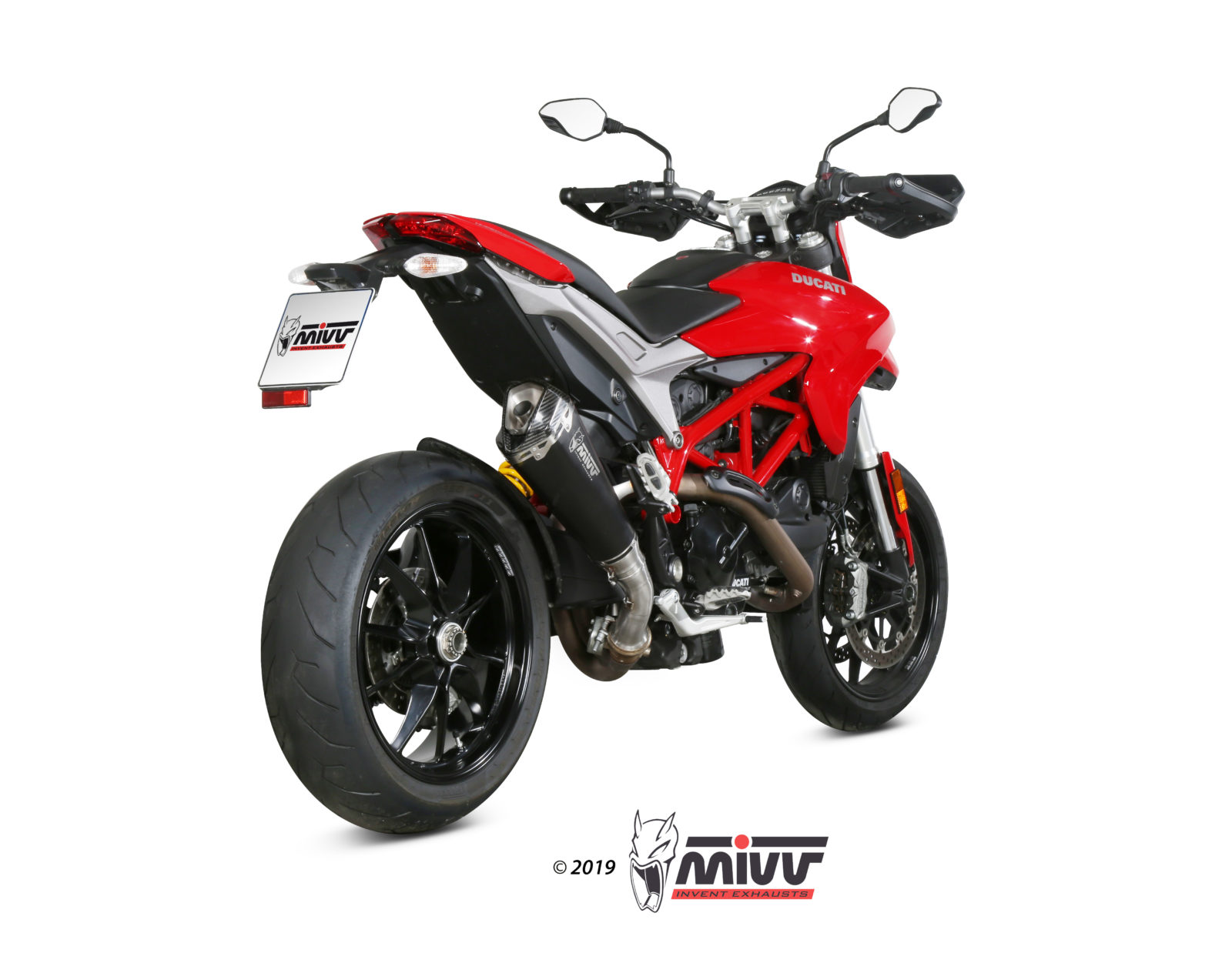 Scarico DUCATI HYPERMOTARD 939 Mivv Delta Race A&ccedil;o inoxid&aacute;vel preto D.043.LDRB