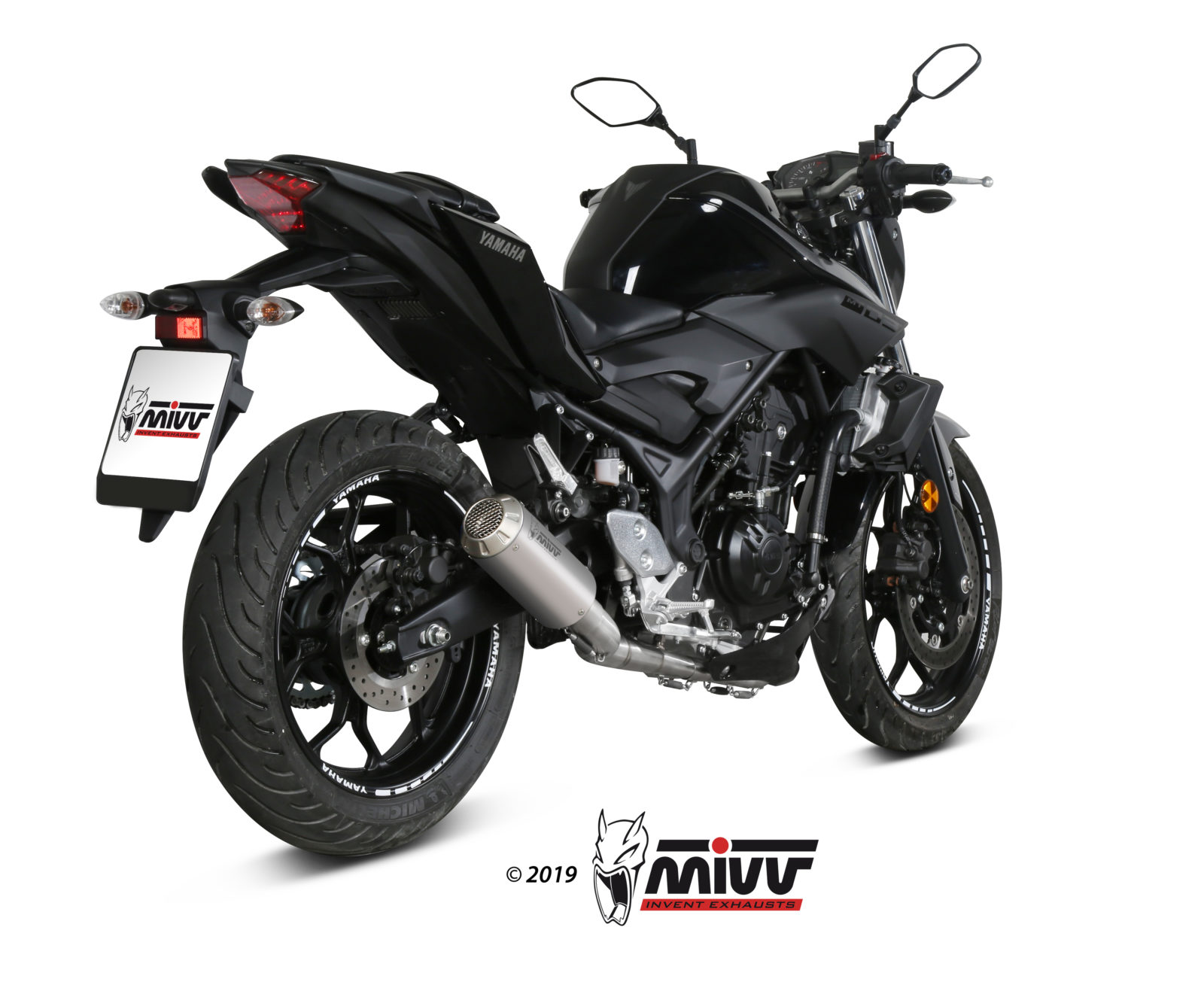 Pot d&rsquo;&eacute;chappement YAMAHA MT-03 Mivv MK3 Inox X.YA.0008.SM3X