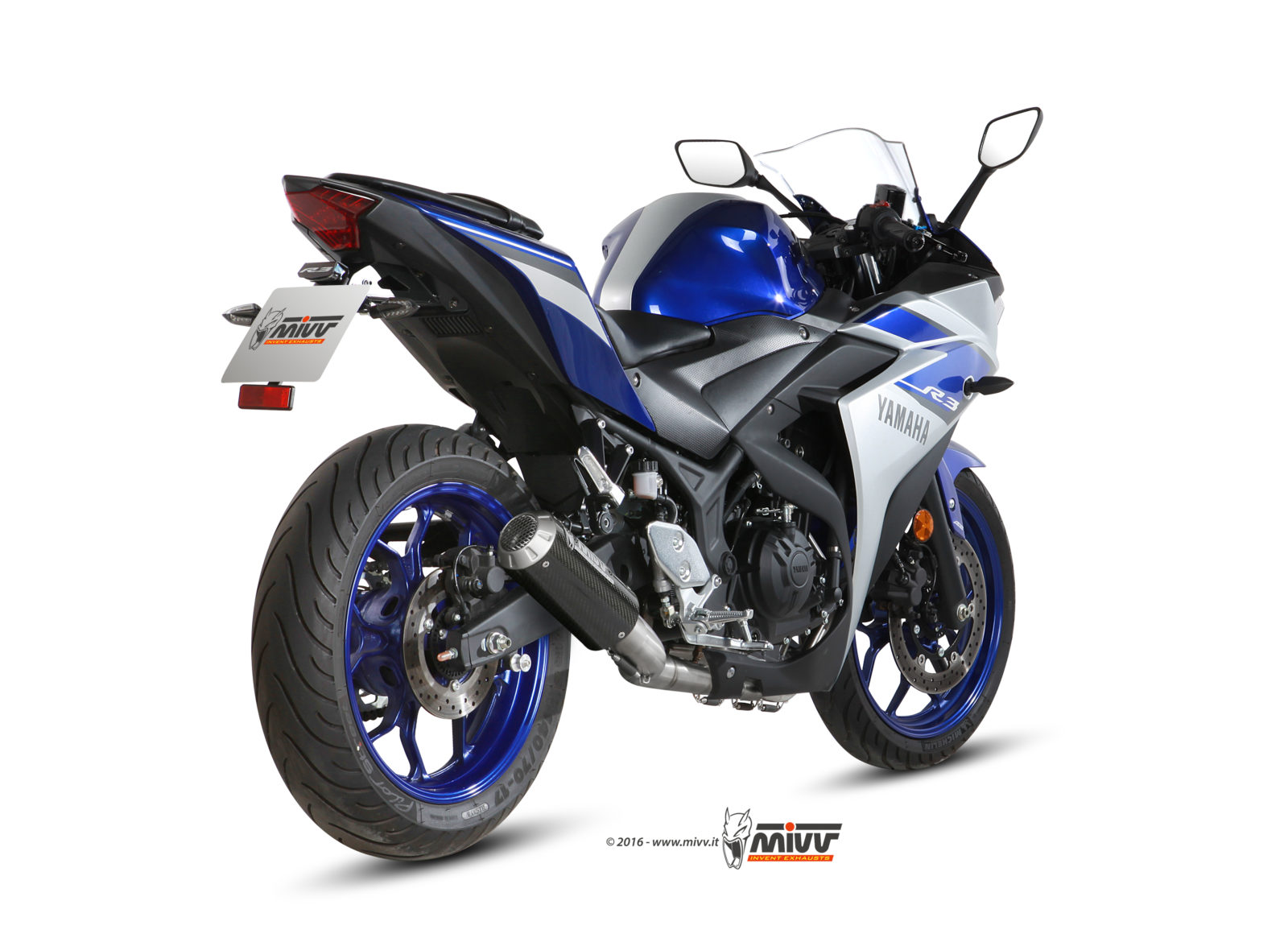 Scarico YAMAHA YZF R3 Mivv MK3 碳纤维版 X.YA.0008.SM3C