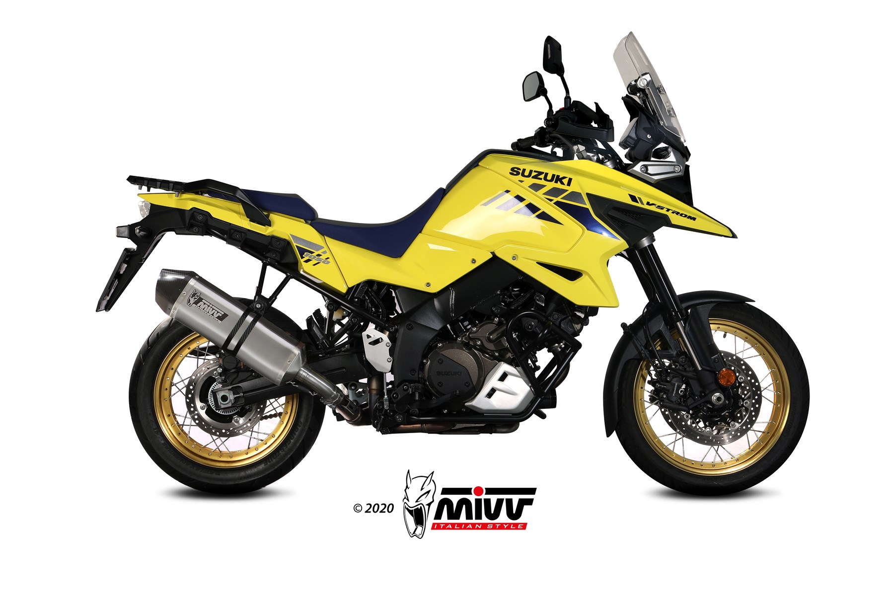Scarico SUZUKI V-STROM 1050 Mivv Speed Edge Inox S.042.LRX