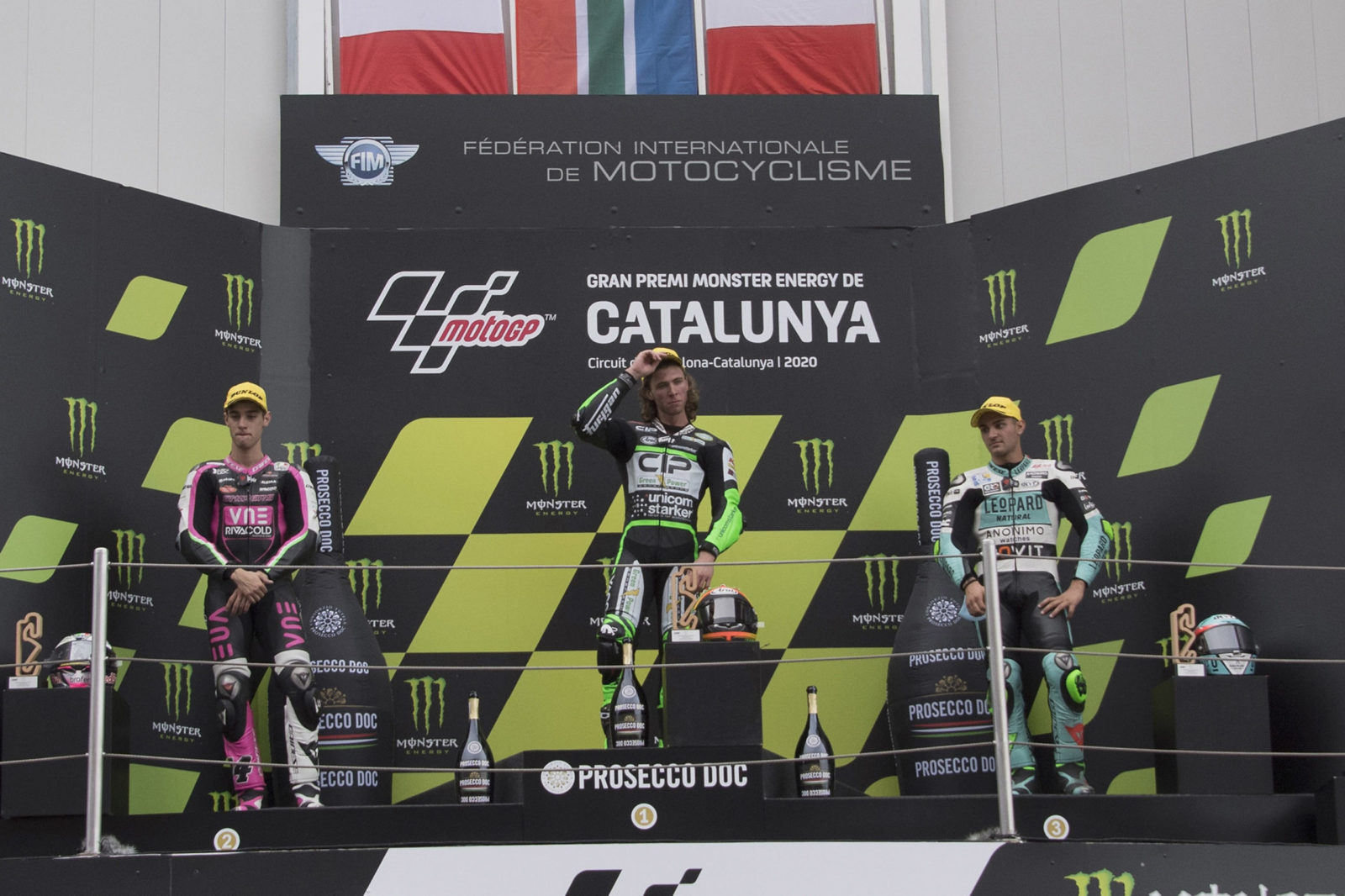 Tony Arbolino sul podio