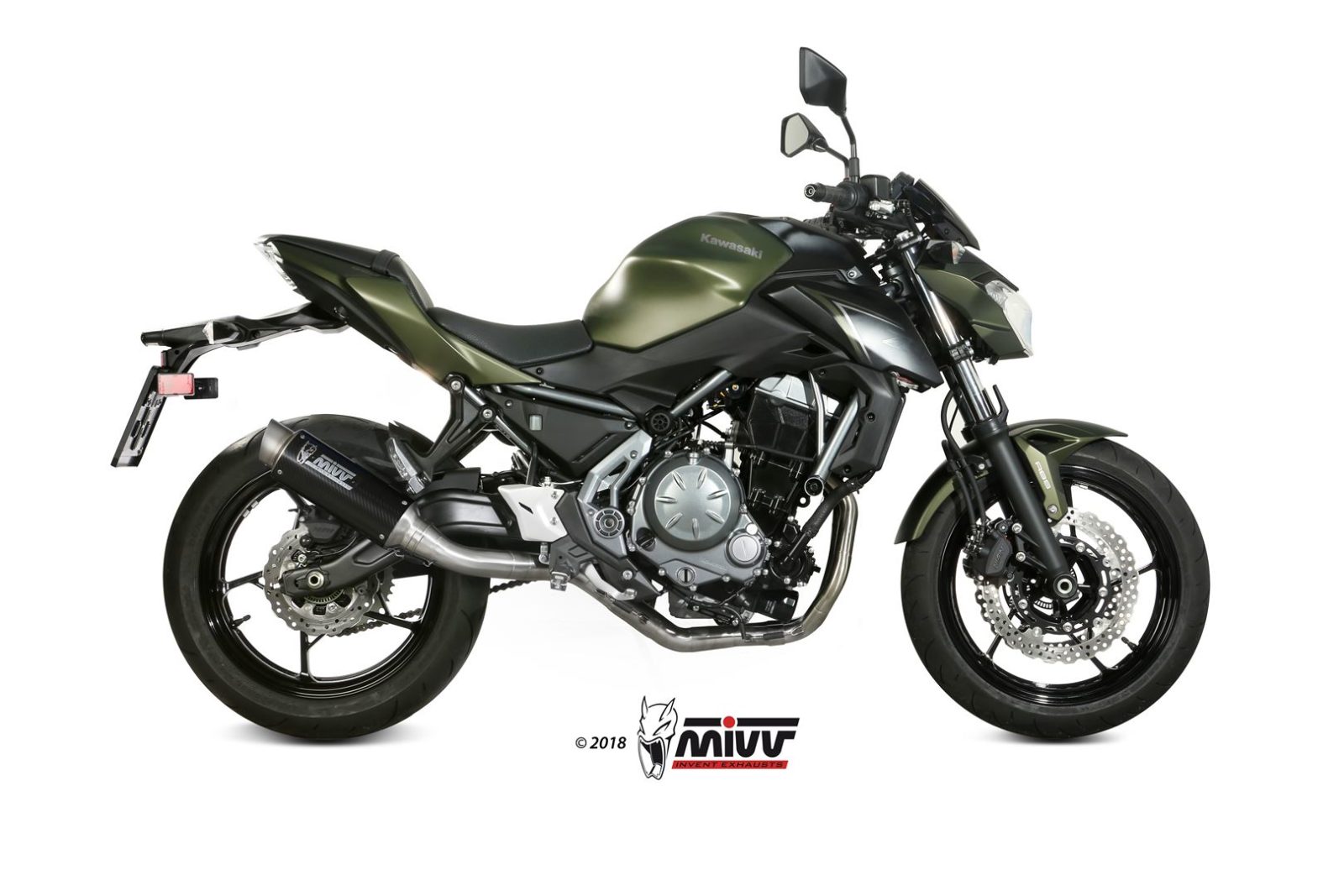 Scarico KAWASAKI Z650 Mivv GP PRO Carbonio K.044.L2P