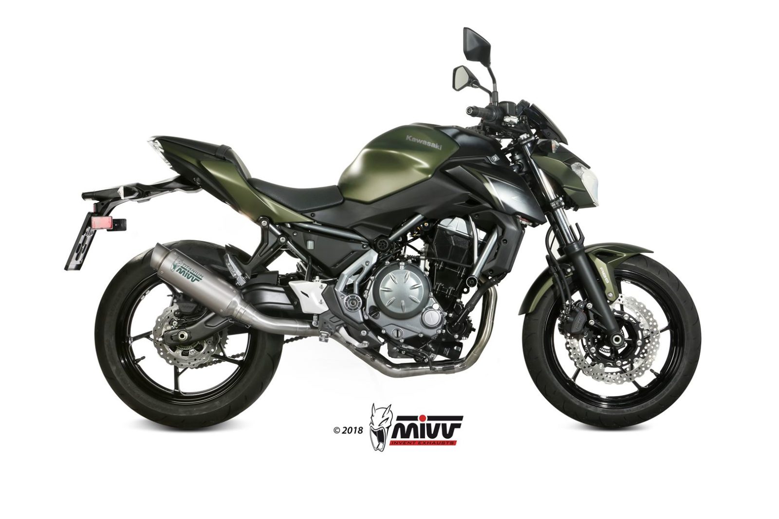 Scarico KAWASAKI Z650 Mivv GP PRO 钛版本 K.044.L6P