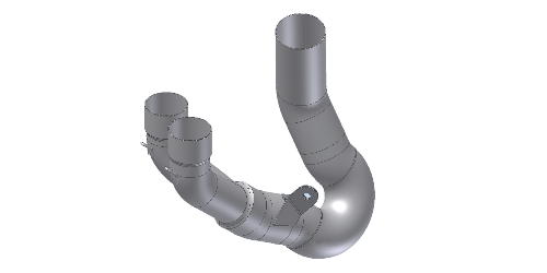 Mivv TUBE SANS KAT pour DUCATI HYPERMOTARD 950 / SP / RVE