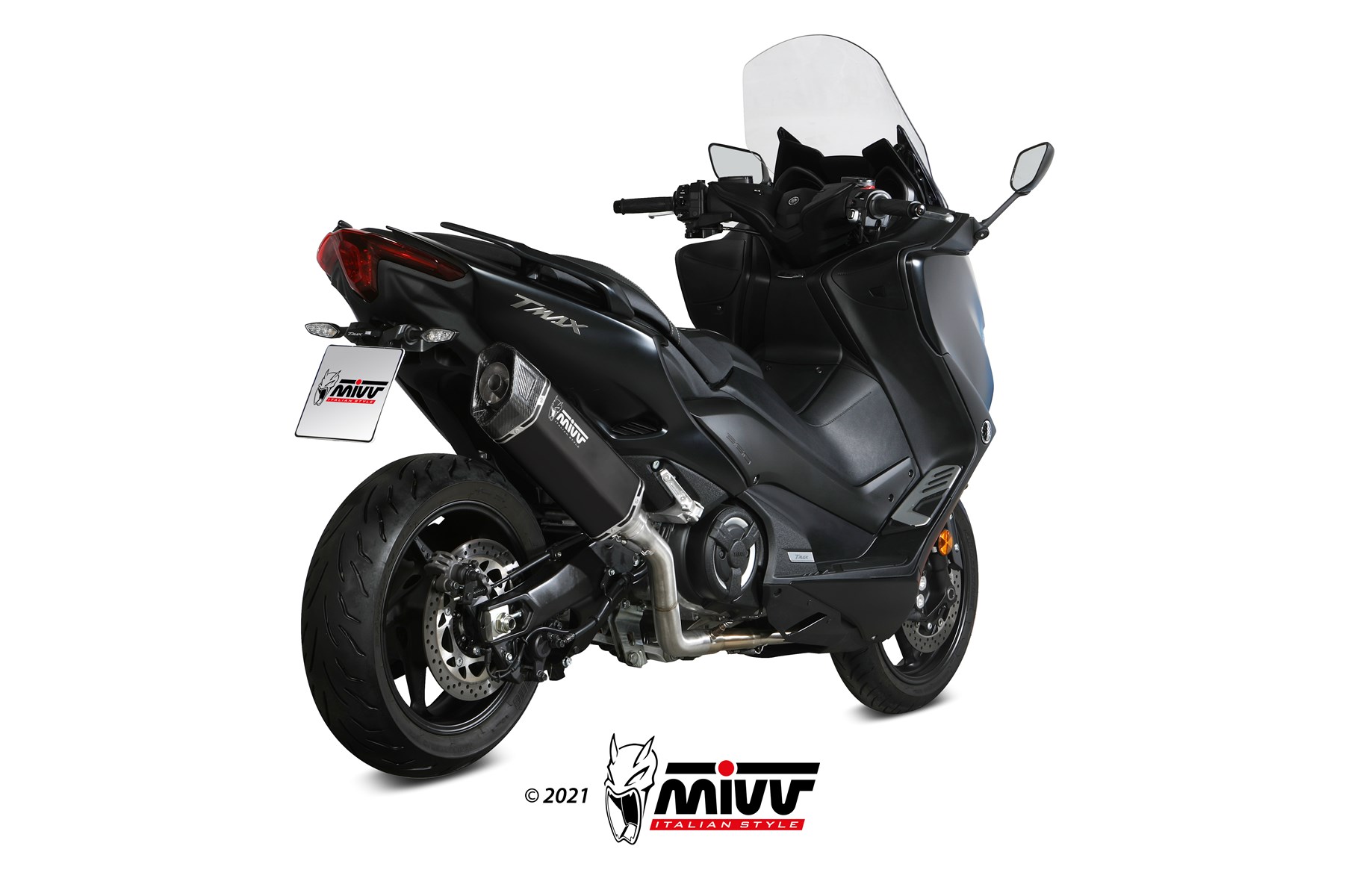 Pot d&rsquo;&eacute;chappement YAMAHA T-MAX 560 Mivv SR-1 Inox Y.061.LR1XB