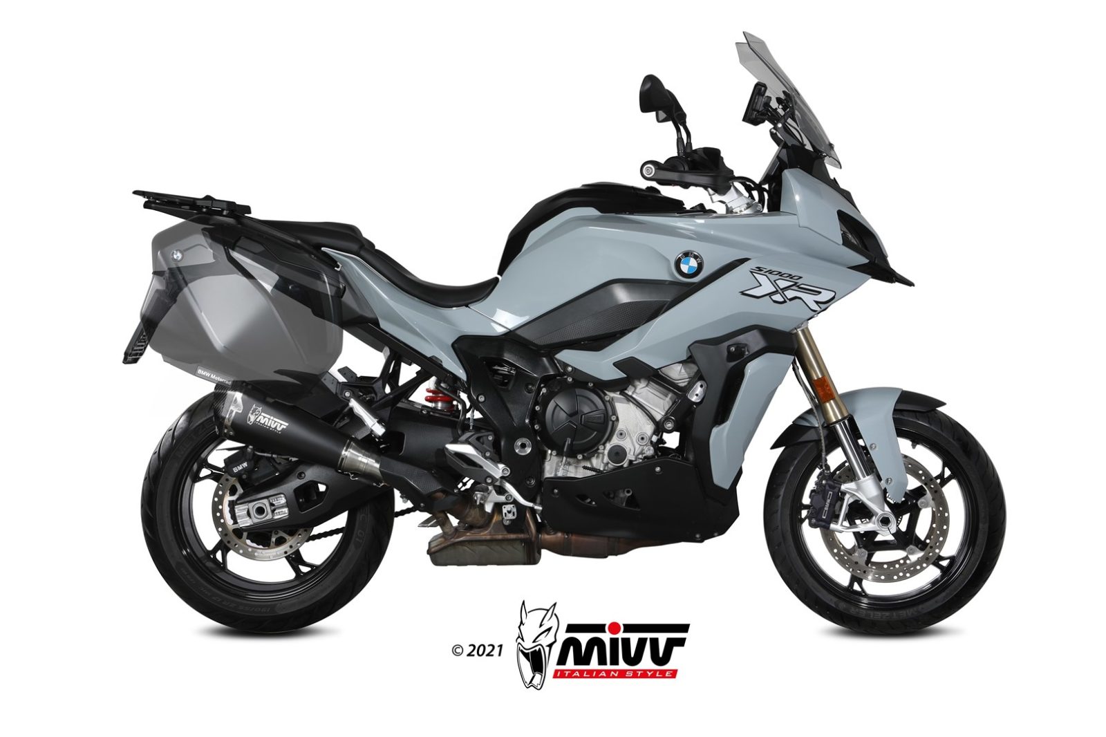 Scarico BMW S 1000 XR Mivv Delta Race A&ccedil;o inoxid&aacute;vel preto B.039.LDRB